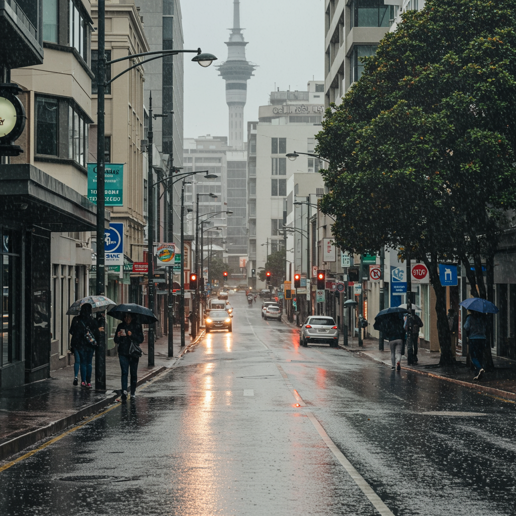 Heavy rain to Auckland